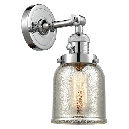 Innovations Lighting 1 Light Small Bell 5 Inch Sconce With A High-Low-Off" Switch.", 697085 203SW-PC-G58